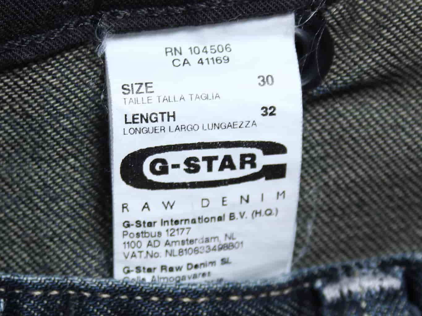 【希少】G-STAR RAW ESSENTIAL W33 Джинси G-Star RAW | Розмір: 38-34, колір: синій — MD-Fashion